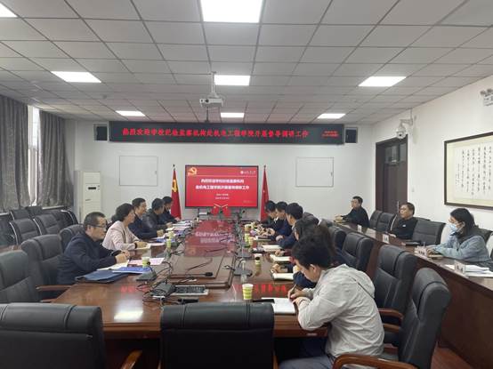 校党委副书记、纪委书记王发合一行莅临机电工程学院开展督导调研工作